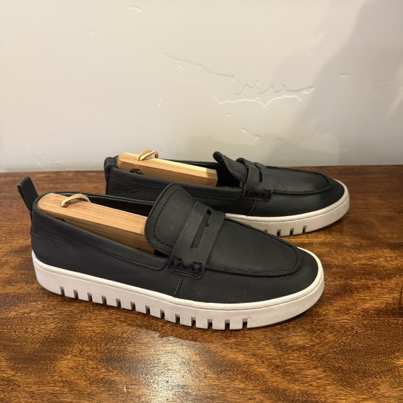 Vionic Uptown Loafers Black Leather Women's Sneaker 38 US 7.5 Slip On Comfort - Picture 8 of 8
